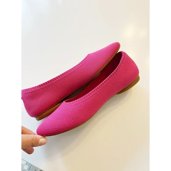 VIVAIA Tamia 2.0 Women's Ballet Flats, Almond Toe Slip On Washable Pitaya 6 - Picture 11 of 15